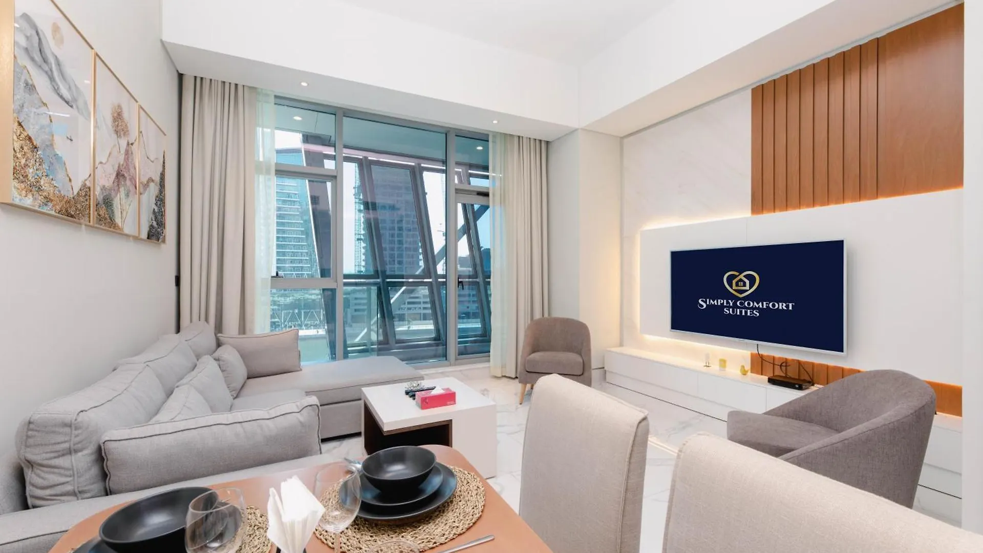公寓 Simply Comfort In J One Tower 迪拜
